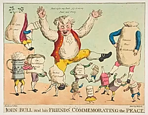 John Bull and His Friends Commemorating the Peace