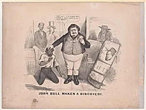 John Bull Makes a Discovery by Currier & Ives