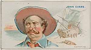 John Evans, Careening, from the Pirates of the Spanish Main series (N19) for Allen & Ginter Cigarettes by George S. Harris & Sons|Allen & Ginter