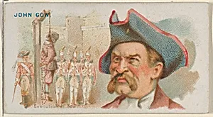 John Gow, Execution of Gow, from the Pirates of the Spanish Main series (N19) for Allen & Ginter Cigarettes by George S. Harris & Sons|Allen & Ginter