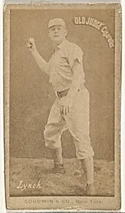 John H. "Jack" Lynch, New York Metropolitans, from the Old Judge series (N172) for Old Judge Cigarettes by Goodwin & Company