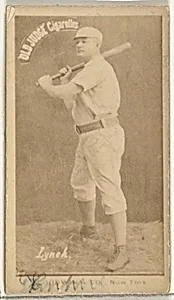 John H. "Jack" Lynch, New York Metropolitans, from the Old Judge series (N172) for Old Judge Cigarettes by Goodwin & Company