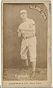 John H. "Jack" Lynch, New York Metropolitans, from the Old Judge series (N172) for Old Judge Cigarettes by Goodwin & Company