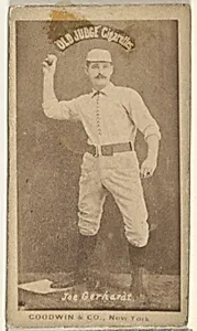 John Joseph "Joe" Gerhardt, from the Old Judge series (N172) for Old Judge Cigarettes by Goodwin & Company