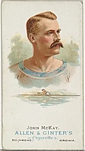 John McKay, Oarsman, from World's Champions, Series 1 (N28) for Allen & Ginter Cigarettes by Lindner, Eddy & Claus|Allen & Ginter