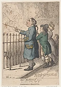John Rosedale Mariner, Exhibitor at the Hall of Greenwich Hospital by Thomas Rowlandson