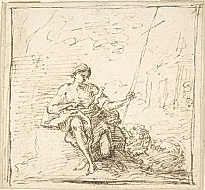 John the Baptist with a Lamb in the Wilderness