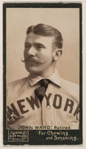 John Ward, Retired, New York, from the Mayo's Cut Plug Baseball series (N300)