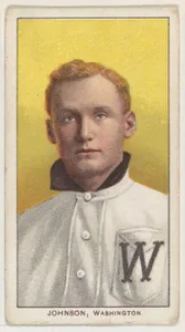 Johnson, Washington, American League, from the White Border series (T206) for the American Tobacco Company