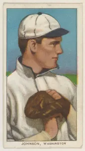 Johnson, Washington, American League, from the White Border series (T206) for the American Tobacco Company