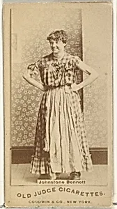 Johnstone Bennett, from the Actors and Actresses series (N171) for Old Judge Cigarettes by Goodwin & Company