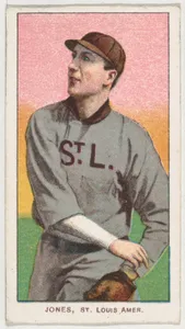 Jones, St. Louis, American League, from the White Border series (T206) for the American Tobacco Company