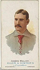 Joseph Mulvey, Baseball Player, from World's Champions, Series 1 (N28) for Allen & Ginter Cigarettes by Lindner, Eddy & Claus|Allen & Ginter