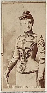 Josephine Hall, from the Actors and Actresses series (N45, Type 8) for Virginia Brights Cigarettes by Allen & Ginter