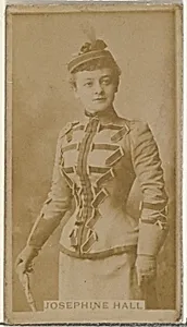 Josephine Hall, from the Actors and Actresses series (N145-8) issued by Duke Sons & Co. to promote Duke Cigarettes by W. Duke, Sons & Co.|American Tobacco Company
