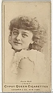 Josie Hall, from the Actors and Actresses series (N171) for Gypsy Queen Cigarettes by Goodwin & Company