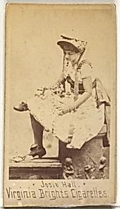 Josie Hall, from the Actors and Actresses series (N45, Type 1) for Virginia Brights Cigarettes by Allen & Ginter