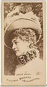 Josie Hall, from the Actors and Actresses series (N45, Type 1) for Virginia Brights Cigarettes by Allen & Ginter