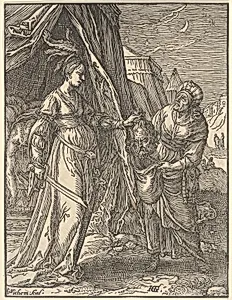 Judith, after Goltzius