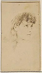 Julia Marlow, from the Actors and Actresses series (N45, Type 8) for Virginia Brights Cigarettes by Allen & Ginter