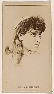 Julia Marlow, from the Actresses series (N245) issued by Kinney Brothers to promote Sweet Caporal Cigarettes by Kinney Brothers Tobacco Company
