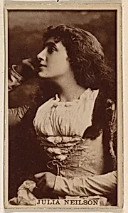 Julia Neilson, from the Actresses series (N245) issued by Kinney Brothers to promote Sweet Caporal Cigarettes by Kinney Brothers Tobacco Company