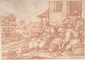 June (one of a series representing the labors of the months)