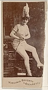 Kate Uart, from the Actors and Actresses series (N45, Type 1) for Virginia Brights Cigarettes by Allen & Ginter