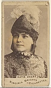 Katie Uhart, from the Actors and Actresses series (N45, Type 1) for Virginia Brights Cigarettes by Allen & Ginter