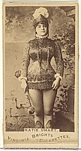 Katie Uhart, from the Actors and Actresses series (N45, Type 1) for Virginia Brights Cigarettes by Allen & Ginter