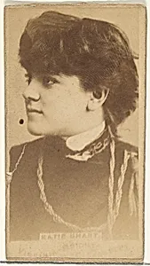 Katie Uhart, from the Actors and Actresses series (N45, Type 1) for Virginia Brights Cigarettes by Allen & Ginter
