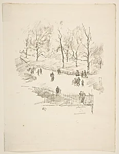 Kensington Gardens by James McNeill Whistler
