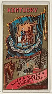 Kentucky, from Flags of the States and Territories (N11) for Allen & Ginter Cigarettes Brands by Allen & Ginter
