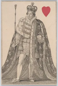 King (Geo. 4th from England), from "Court Game of Geography"