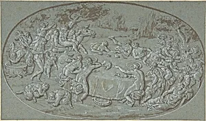 King Midas Feasting At The Arrival of Silenus