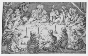 King Mulay Hasan and His Retinue at a Repast in Tunis