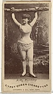Kitty Darling, from the Actors and Actresses series (N171) for Gypsy Queen Cigarettes by Goodwin & Company