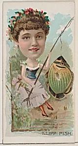 Klipp Fish, from the series Fishers and Fish (N74) for Duke brand cigarettes by W. Duke, Sons & Co.|Knapp & Company