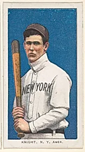Knight, New York, American League, from the White Border series (T206) for the American Tobacco Company by American Tobacco Company