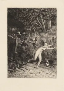 L'Enfer des Beautés Cruelles, plate 5 from "The Decameron"