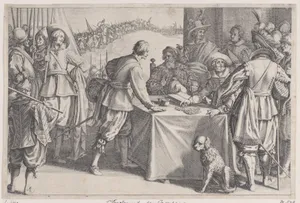 L'Enrolement des Troupes (The Enlistment of Troops), from La Vie de Ferdinand Ier de Médicis série appelée aussi Les Batailles des Médicis (The Life of Ferdinand I de'Medici also called The Medici Battles)