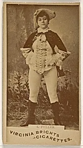 L. Fuller, from the Actors and Actresses series (N45, Type 1) for Virginia Brights Cigarettes by Allen & Ginter