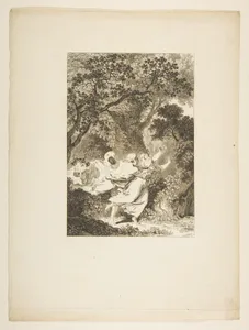 La Clochette, from "Contes et nouvelles en vers par Jean de La Fontaine. A Paris, de l'imprimerie de P. Didot, l'an III de la République, 1795"