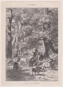 La Glandée; from Magasin Pittoresque