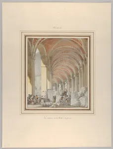 La Halle aux Blés, Interior View