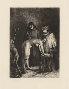 La Jument du Compere Pierre, plate 9 from "The Decameron"