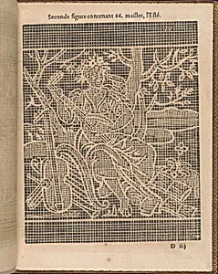 La Pratique de l'Aiguille, page 15 (recto) by Matthias Mignerak|Pierre Firens|Marie de Medici|Jean Le Clerc
