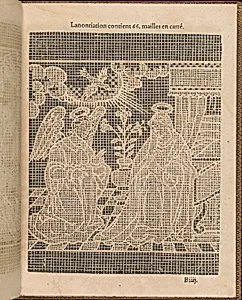La Pratique de l'Aiguille, page 8 (recto) by Matthias Mignerak|Pierre Firens|Marie de Medici|Jean Le Clerc