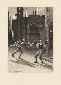 La Rouerie de Dame Simone, plate 7 from "The Decameron"