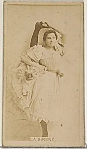 La Sirene, from the Actors and Actresses series (N45, Type 8) for Virginia Brights Cigarettes by Allen & Ginter
